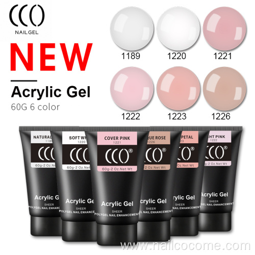 CCO New Arrival Easy To Apply OEM Acrylic Gel Polish For Nail Art Polish Wholesale Poly Gel